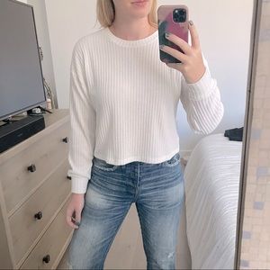 Aritzia Wilfred Free Ribbed Longsleeve